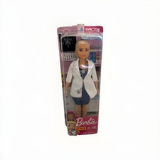 Barbie  You can be anything  Doctor Career Barbie Blonde Blue Eyes NEW BOX 2018