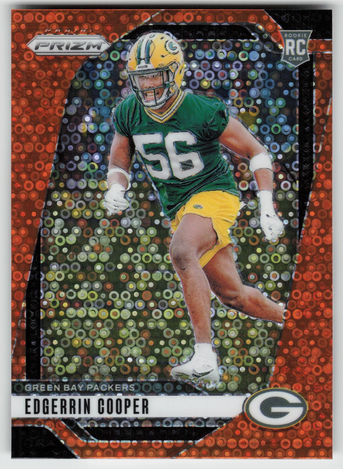 2024 Panini Prizm - Orange Disco Prizm #331 Edgerrin Cooper