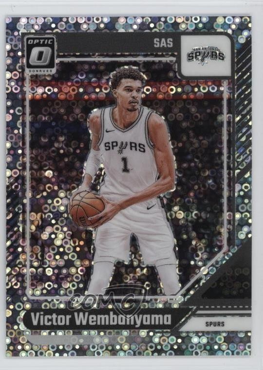 2024-25 Panini Donruss Optic Fast Break Holo Prizm Victor Wembanyama #45 18ys