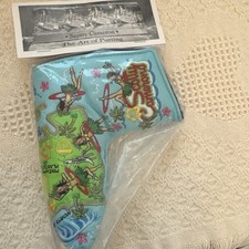 2016 Scotty Cameron Titleist Hawaiian Open Hula Hoop Girl Leather Headcover PGA