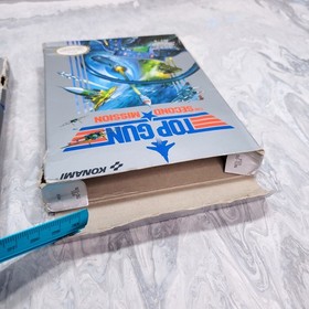 Top Gun 1 + 2 The Second Mission Set NES Carrito Funda Manual Completo en Caja CIB