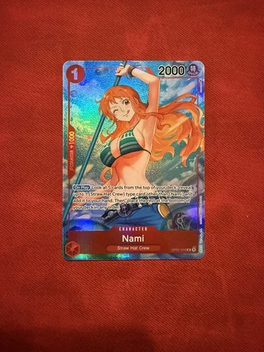 NAMI - One Piece OP01-016 - AA Alt Art Rare - Romance Dawn NM Listing 3