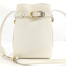 Givenchy Voyou Mini Shoulder Bag Leather White Authentic Women's From Japan