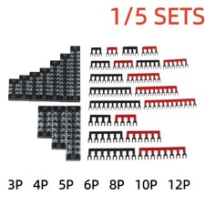 Dual Row 3-12 Positions 600V 15A Screw Terminal Block Terminal Barrier Strip US