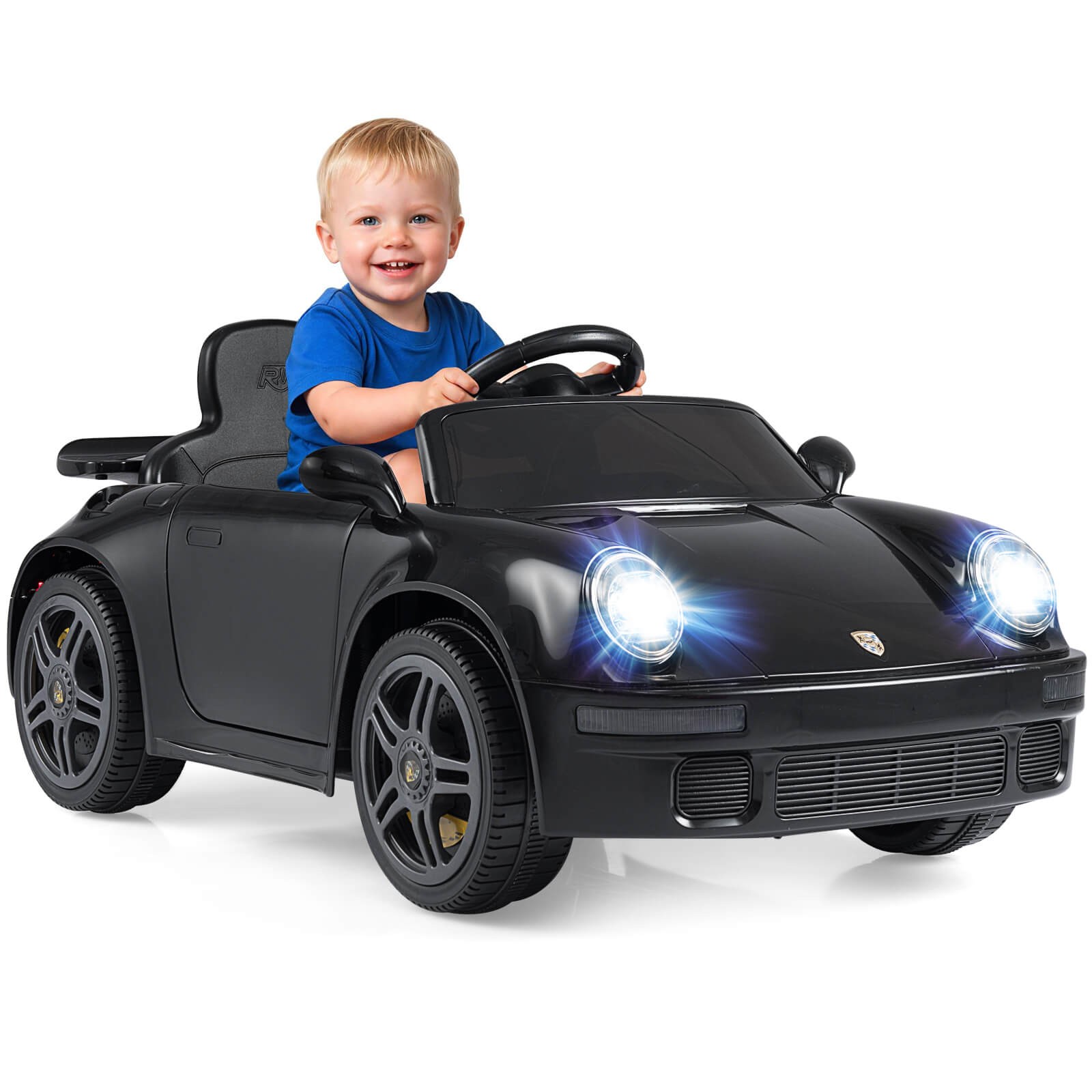 12V Licensed RUF&nbsp;CTR Kids&rsquo; Electric Vehicle w/Remote Control, LED Lights, Music