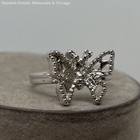 Sarah Coventry Silver Tone Butterfly Ring, 3.3g — photo 1