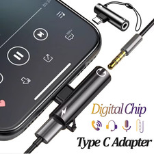 USB-C to 3.5mm Adapter Splitter with 20W Fast Charging DAC
