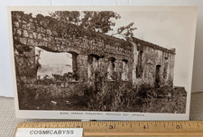 Jamaica 1930s Real Photo RPPC Postcard Montego Bay Spanish Monastery Ruins