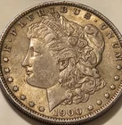 1900 Morgan Silver Dollar $1 AU Better Detail Original Toning Raw Coin