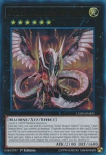 Yugioh! MP Cyber Dragon Infinity - LEDD-ENB31 - Ultra Rare - 1st Edition Moderat