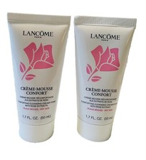 LANCOME CREME-MOUSSE CONFORT CLEANSING CREAMY-FOAM 1.7 OZ LOT OF 2 