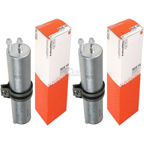 2X Mahle / Knecht Kraftstofffilter KLH 12 Fuel Filter-image