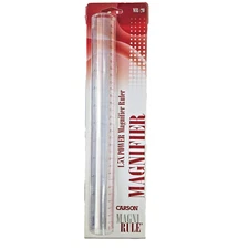 Carson MR-20 1.5x Power MagniRule Magnifying Ruler  12" New