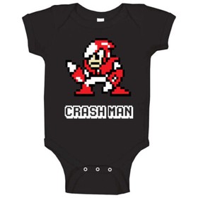 Crash Man Mega Man 2 Robot Enemy NES Video Game T Shirt