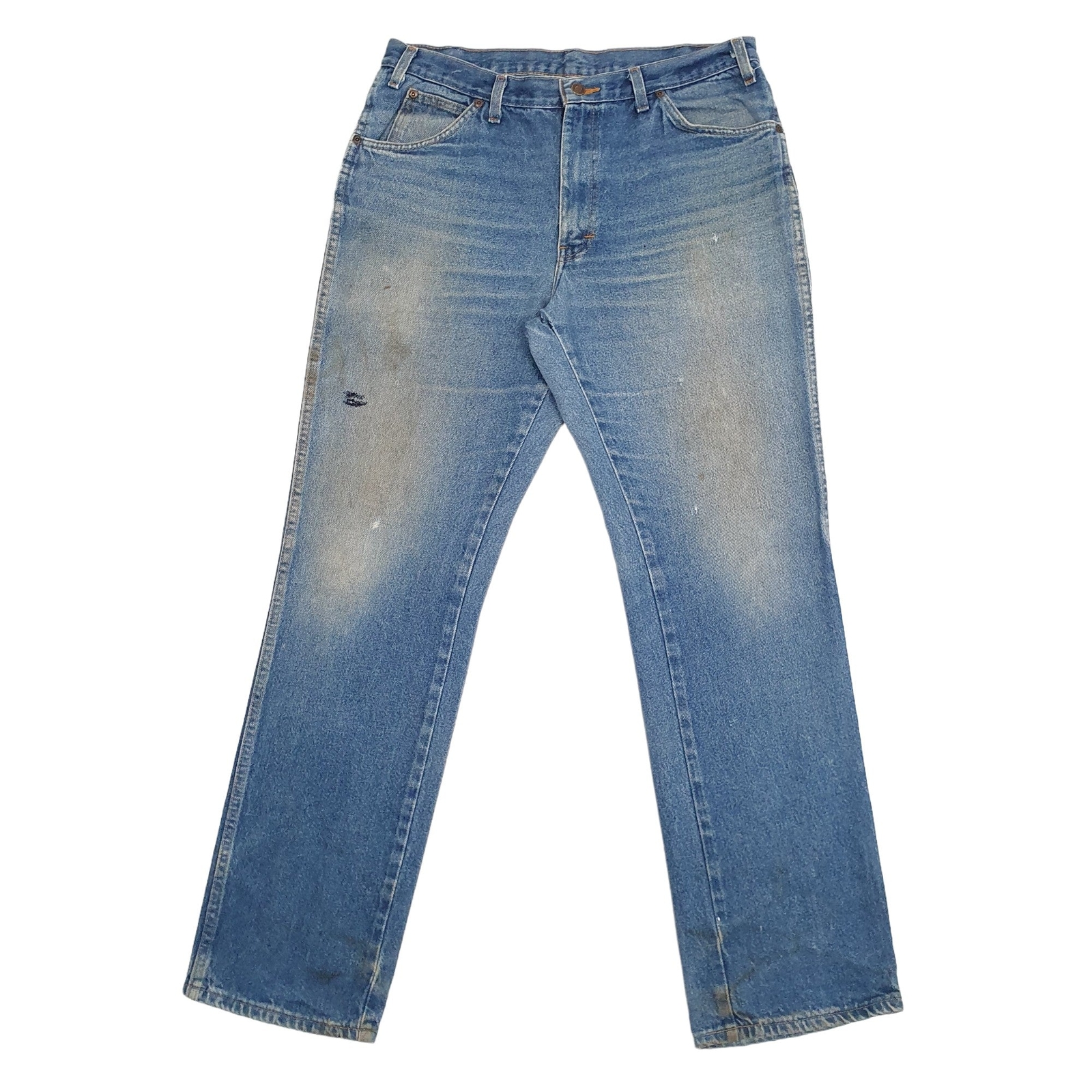 DICKIES Carpenter Jeans Regular Fit Blue Denim Trousers Mens W36 L34 image 2