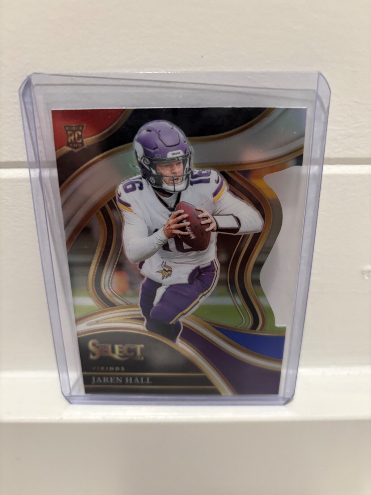 2023 Panini Select #261 Jaren Hall Red Yellow Die-Cut Prizm Club Level RC