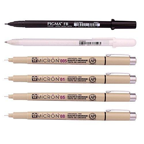 Feutres calibrés Pigma Micron x3 005-01-PN
