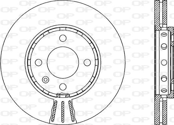 Disques de frein avant 256mm pour VW Lupo 1.6 GTi et Polo 16V