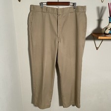 Vintage Dickies Desert Khaki 874 Work Utility Streetwear Pants 40x28.5 USA Made