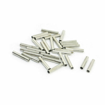 30Pcs Crimping Type Non-insulated Pipe Bare Terminal Connector for 18AWG Wire KD