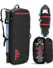 Gpeng Snowshoe Bag 14” Black Bag With crampon protector, Storage/carrying bag
