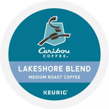 CARIBOU COFFEE LAKESHORE BLEND KCUPS 24CT