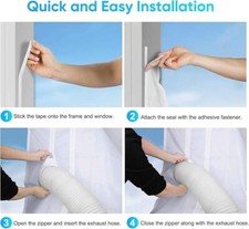 KGOGO Window Seal for Portable Air Conditioner, 400cm/118 Inch, condition