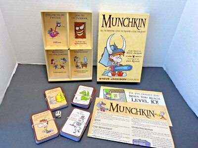 Munchkin Card Game 1408 Steve Jackson Games 1st Edition 28th Print. 2015 
