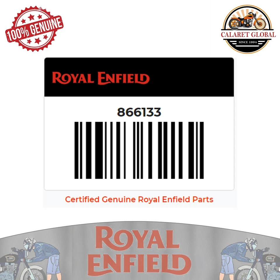 Royal Enfield rear mudguard with sticker for bullet 350 bullet 500 parts - Image 4 of 4