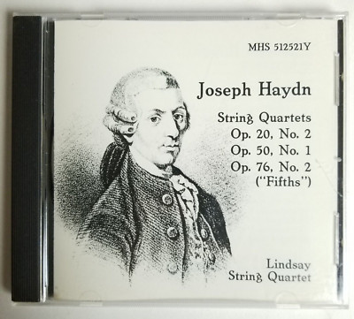 Lindsay String Quartet Joseph Haydn Three String Quartets CD MHS 512521Y