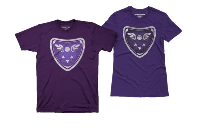 UNDERTALE  DELTA RUNE T-shirt unisex S size New purple (1)