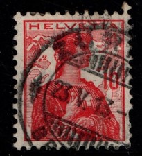 Switzerland 1909 10c Helvetia SG250 Used