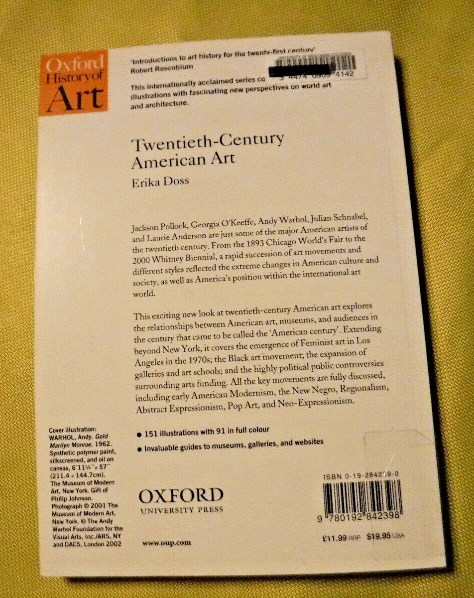 Twentieth-Century American Art (Oxford History of Art