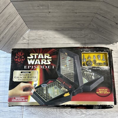 Star Wars Episode 1 Galaktische Schlachtschiffe Strategiespiel Vintage Elektronik Neu