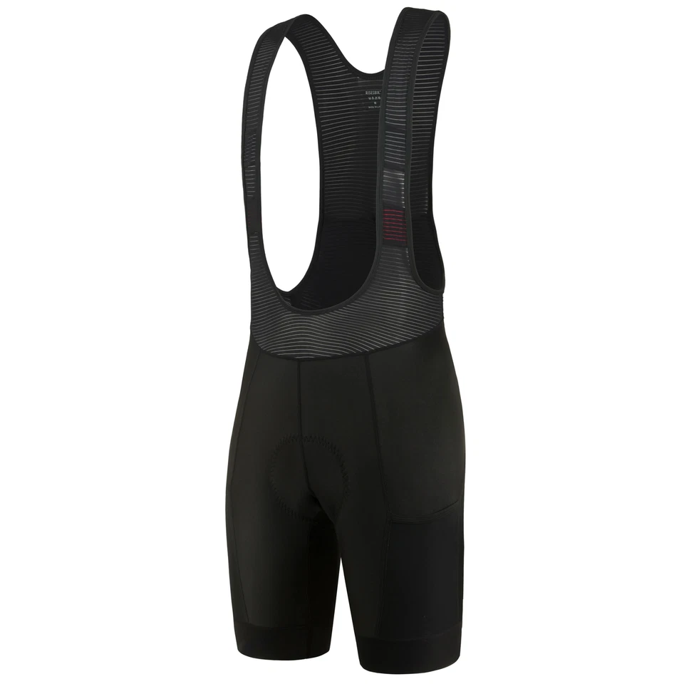 Culotte con tirantes de ciclismo para hombre largo de viaje 4 bolsillos acolchado culote con tirantes altamente reflectante Foto 3 de 4