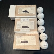 Vtg Lot Of 18 Spaulding 1 Uni Core Golf Balls General Mills Premium Mail Away