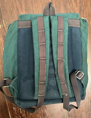Vintage 90s Kipling Green Backpack With 90s Dave Matthews  display picture 3