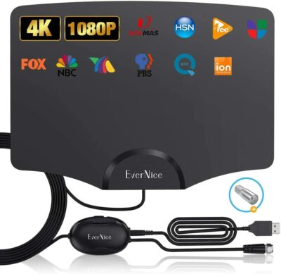 EverNice TV Antenna Indoor HDTV Digital Antenna Up to 120 Miles