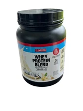 Elevation Whey Protein Blend Supplement Vanilla Flavor Sealed 32oz 907g