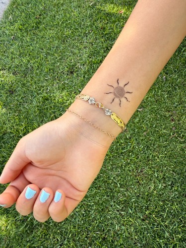 14k Multicolor Gold Sweet-Heart "Kuipo" Plumeria Link Hawaiian Heirloom Bracelet - Picture 3 of 3