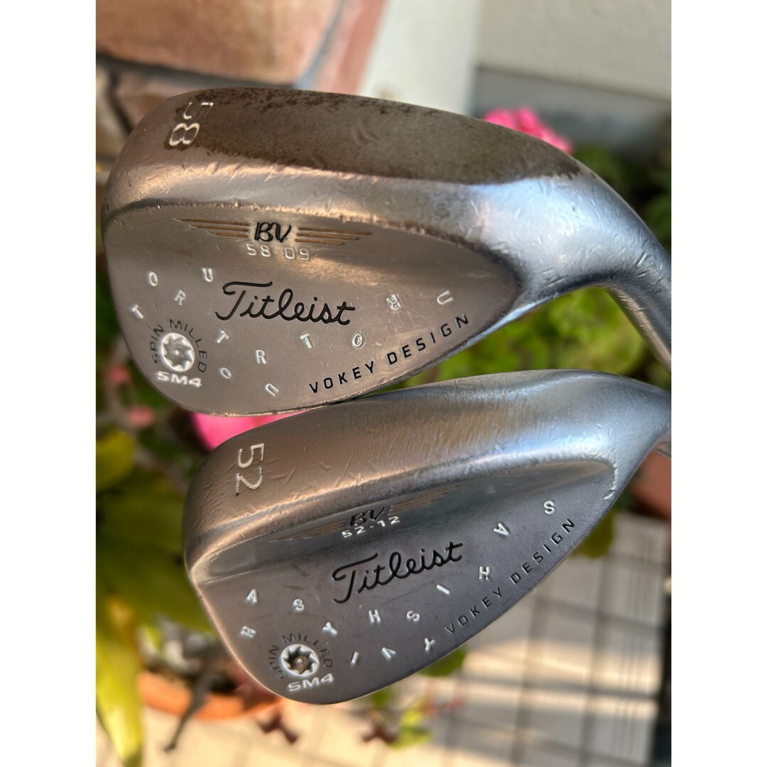 Titleist VOKEY DESIGN SM4 2pcs Remake Wedge Set 52°58° RH Titleist VOKEY DESIGN SM4 2pcs Remake Wedge Set 52°58° RH