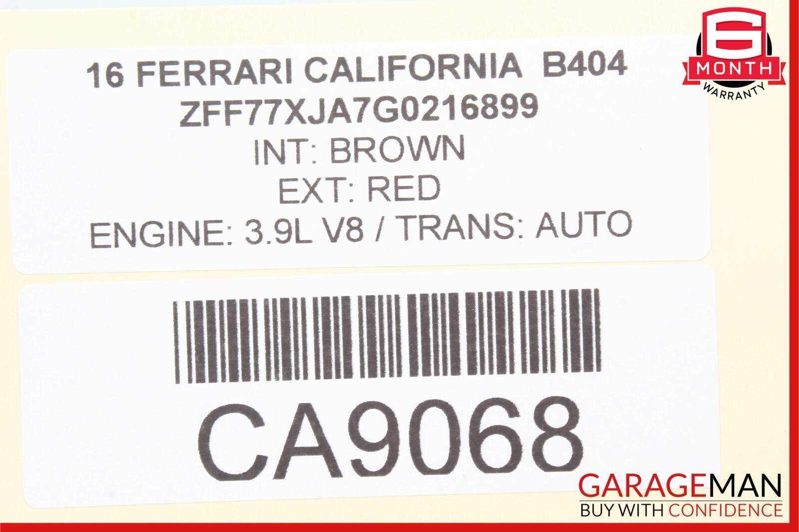 15-18 Ferrari California T Front Right / Left Side Door Sound Audio Speaker
