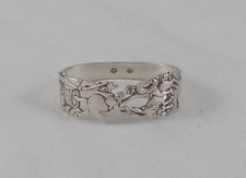 *RAR* Seltener Serviettenring Andersens M&auml;rchen Serie in 830er Silber D&auml;nemark 1