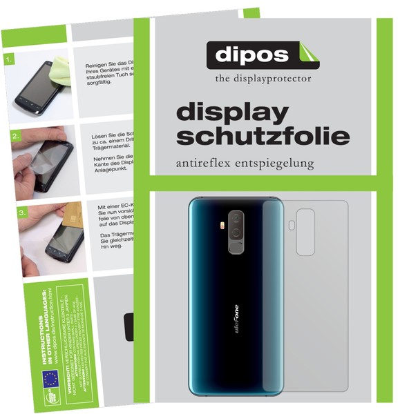 6X Schutzfolie FüR Ulefone T2 RüCkseite Matt Displayschutzfolie Display Schutz-image