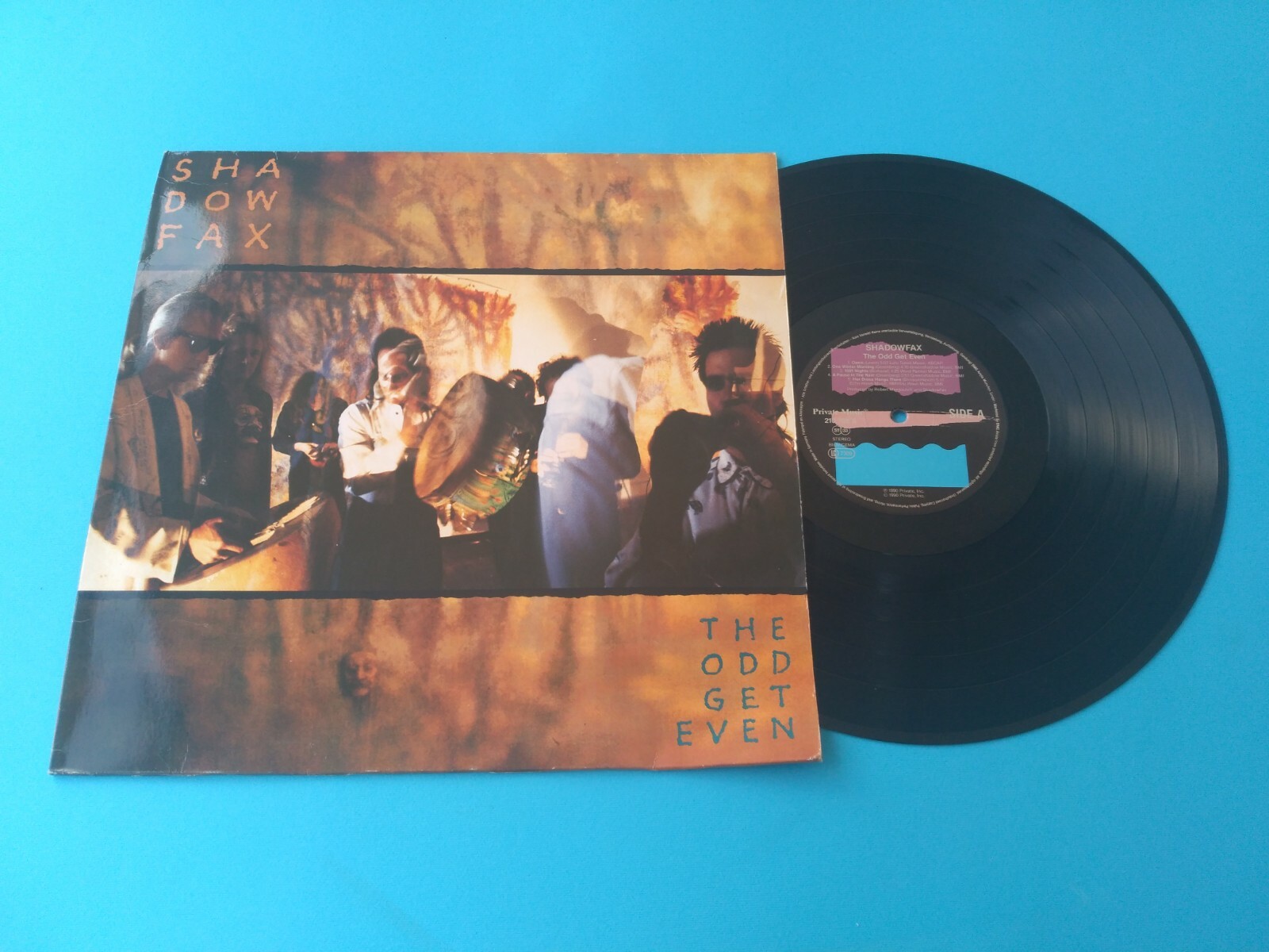 SHA DOW FAX " THE ODD GET EVEN" LP 1990 PRIVATE INC. 210708 GERMANY NUOVO