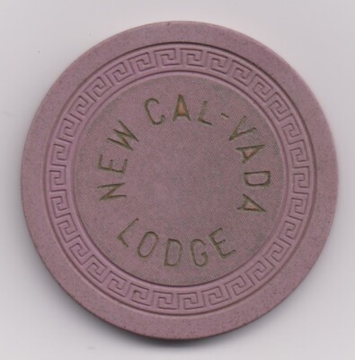Jeton De Casino Rare 100 $ Cal-Vada Lodge Lake Tahoe NV - Années 50 - Neuf