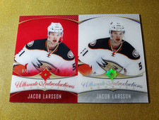 2016-17 JACOB LARSSON Ultimate Introductions Rookie Red /6 Mint #58