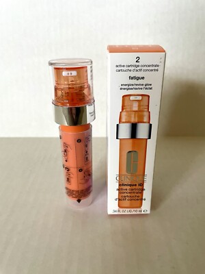NIB Clinique iD active cartridge concentrate #2 Fatigue Skin Tone 0.34 oz/10 ml