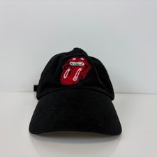 Vintage Y2K Rolling Stones A Bigger Bang Tour Strapback Hat Black Rock Band