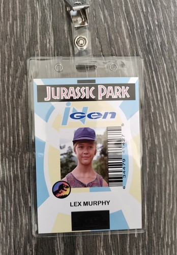 Jurassic Park - Clip-on InGen ID Photo Pass Badge Set Prop Collection Cosplay - Picture 29 of 53